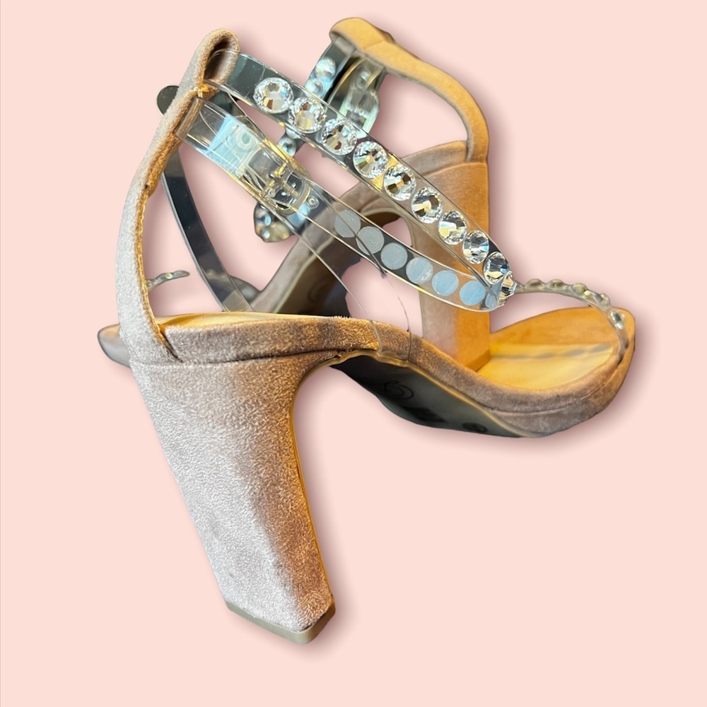 Chinese Laundry Tyler platform sandals with crystal accents CLEARANCE - Picture 5 of 8